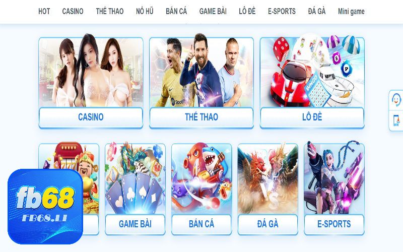 Giới thiệu FB68 - Thế giới trong mơ của anh em game thủ