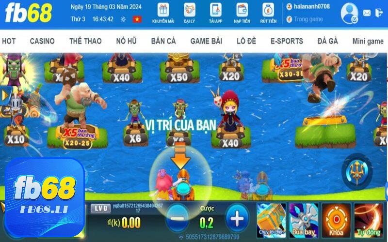 Giới thiệu về game bắn cá FB68